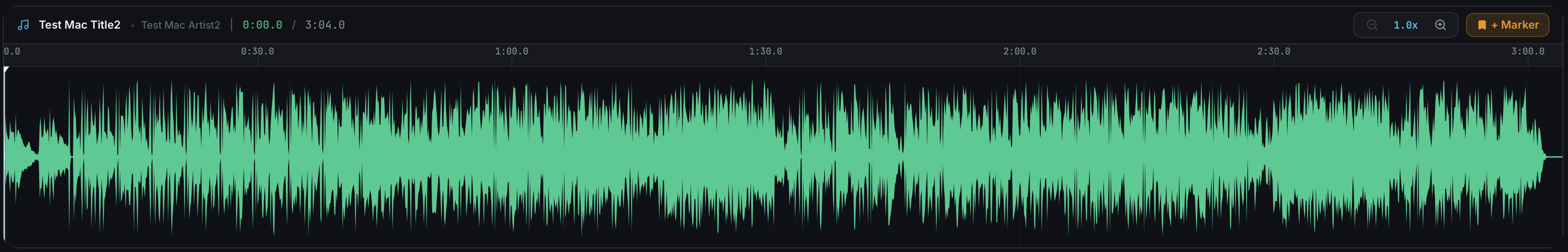 Audio Track Full Waveform Overview screenshot